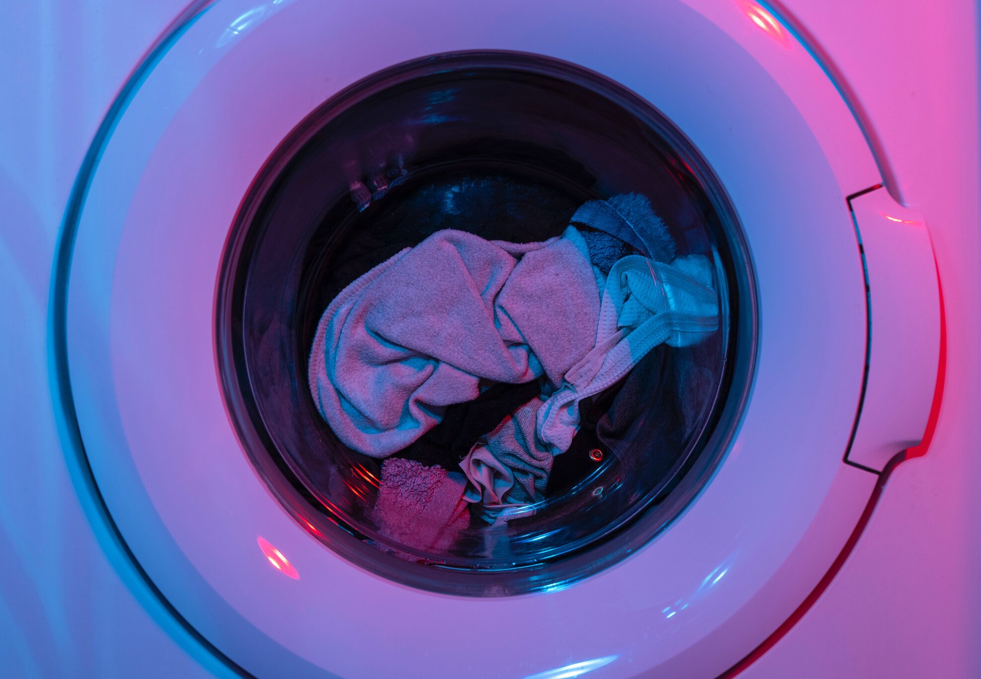 white washing machine